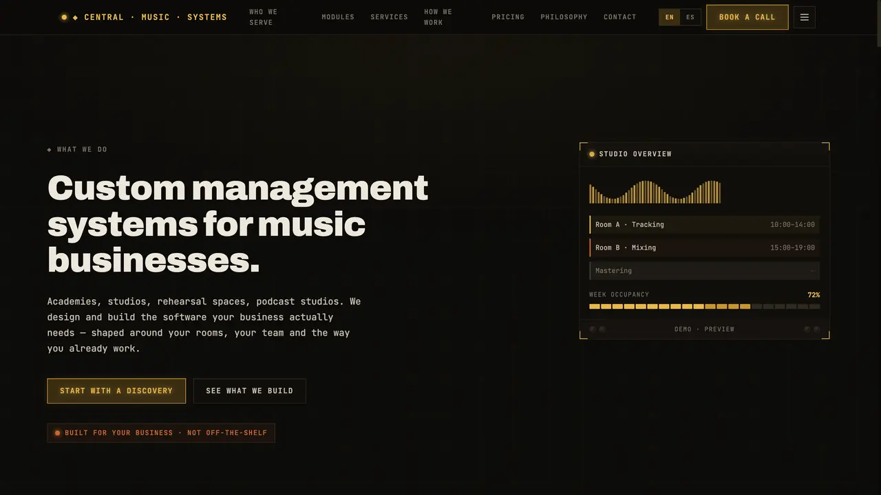 Clipping 4 Artists screen